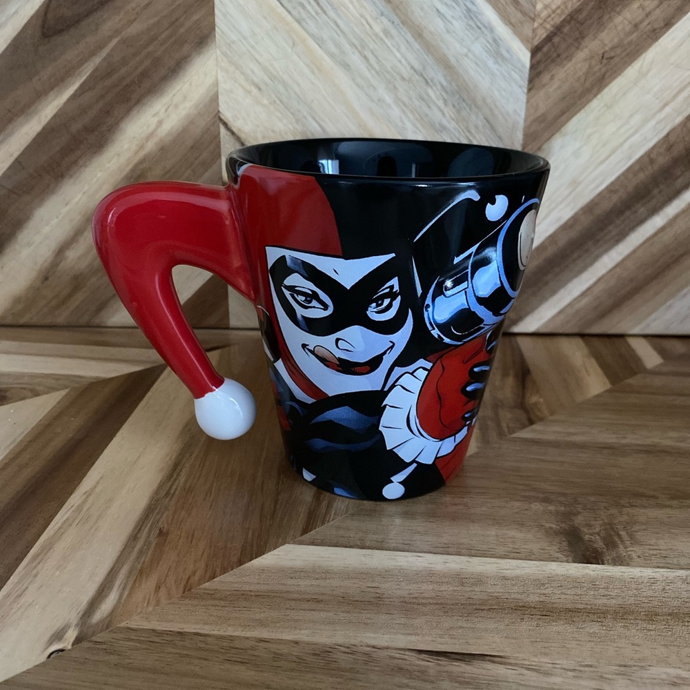 Harley Quinn Mug with Red Handle